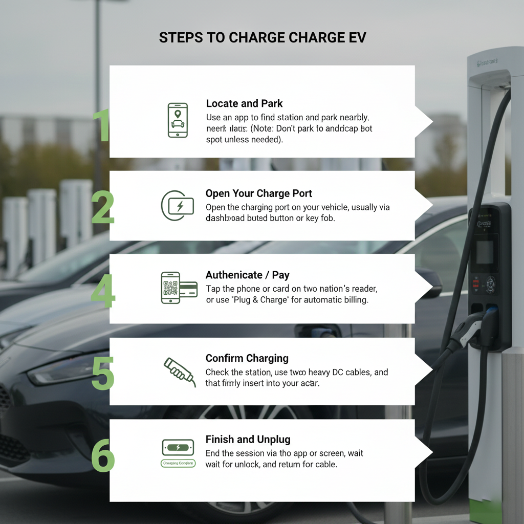 How to Use an EV Charger - Complete Step-by-Step Visual Guide