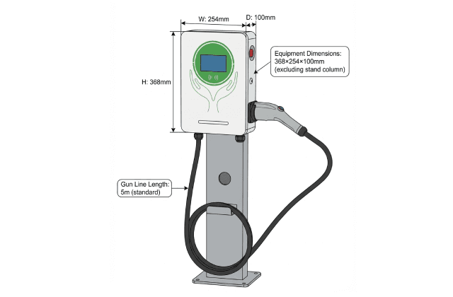 AC EV Charger 7kW - View 2